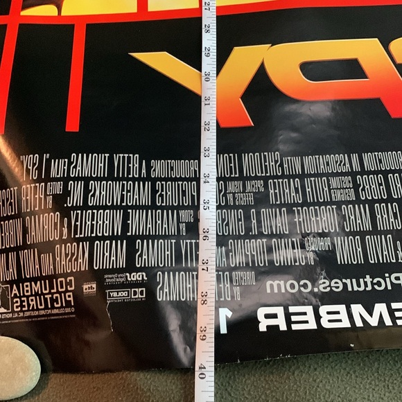 I-Spy original double-sided movie poster. Approximately 27” x 40”. - Picture 15 of 15